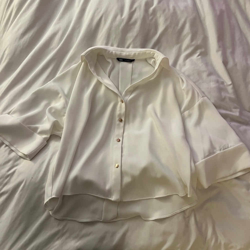 Gold Button Blouse